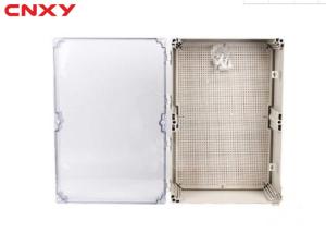 Quality ABS Material Plastic Hinged Box 600*400*190 Mm With Transparent PC Lid wholesale