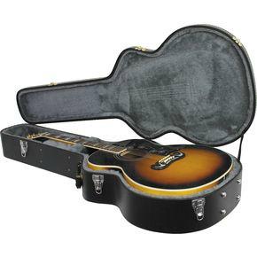 Quality All Size Cutomized Jumbo Guitar Case Hardshell Wood Material Dreadnought Guitar Case wholesale