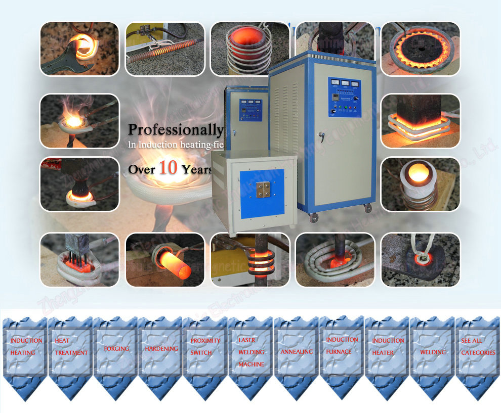 Induction heat treatment of pipe, pipe bending induction heating inverter