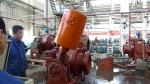 DN300 - 2600 mm Hydraulic counter weight Flanged Globe Valve, spherical Valve