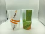 24oz Printed Plastic Cups For Beverage Juice Coffe Shop , Personalized