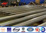 60ft Galvanized Steel Tubular Utility Power Pole Metal Telescopic Steel Pole