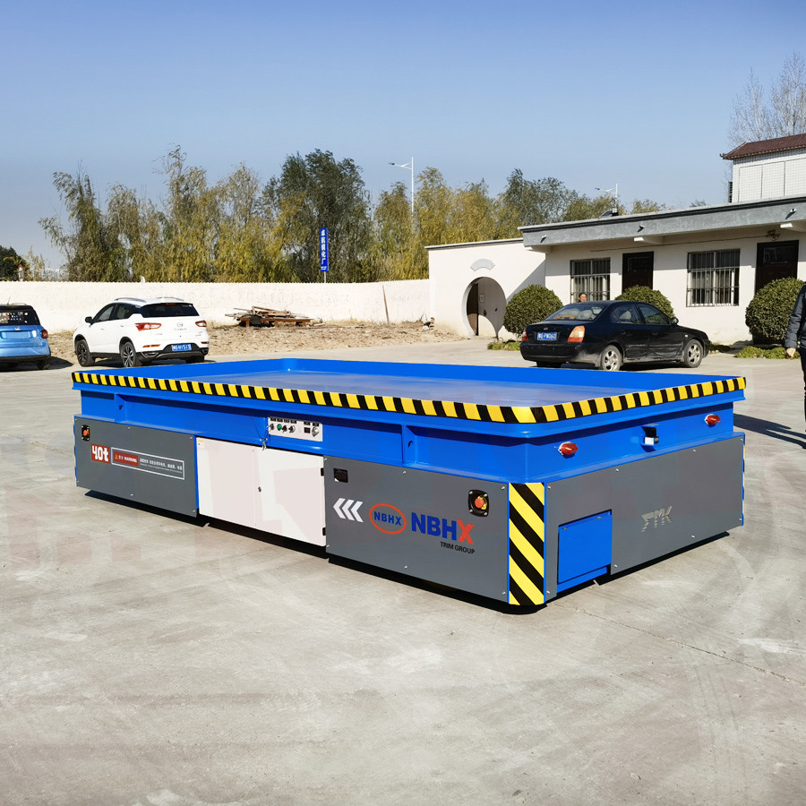 Heavy Duty 40 Tons Remote Control Hydraulic Turning Transfer Trolley