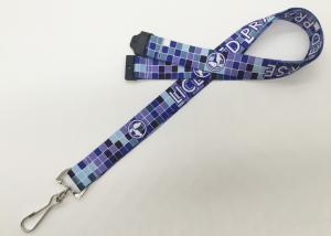 Quality Design Your Own colorful sublimation lanyard with metal hook and Safety breakaway wholesale