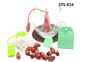 Quality 16g Silicone Tea Infuser Lovely Bag Loose Leaf Tea Steeper 11.8*6.5*1.9cm wholesale