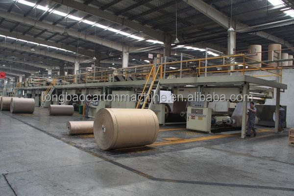 Highly 180 m/min 5ply Automatic Corrugated Box Production Line for 3layers Box Making