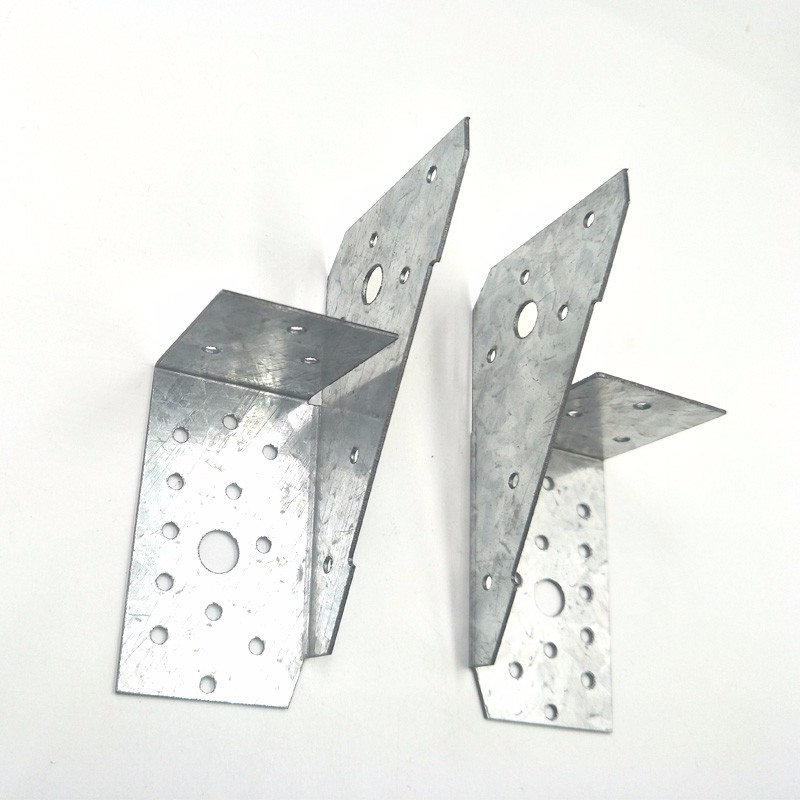 Standard Reinforced Hot Dip Galvanising Bracket Triangle Corner Metal Angle Connector