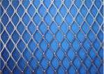Electric Galvanized Stretched Steel Mesh , Silver Plain Expanded Metal Sheet