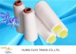 Smooth Surface Polyester Staple Yarn , Paper Cone 100 Spun Polyester Sewing