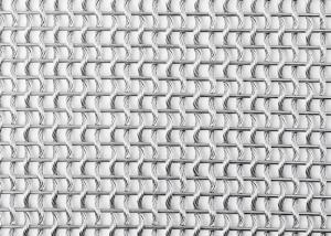 Quality Crimped Architectural Flexible Metal Mesh Fabric SS310 Plain Weave wholesale