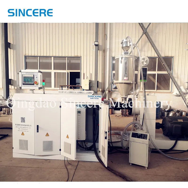 Large Diamater Sewage Winding Pipe Steel Reinforced Spiral Pipe Making Machine Extrusion Equipemnt