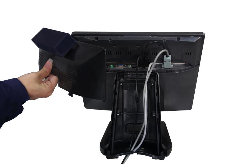 15" Touch Screen All In One Pos Machine Set with pos software and MSR Card Optional