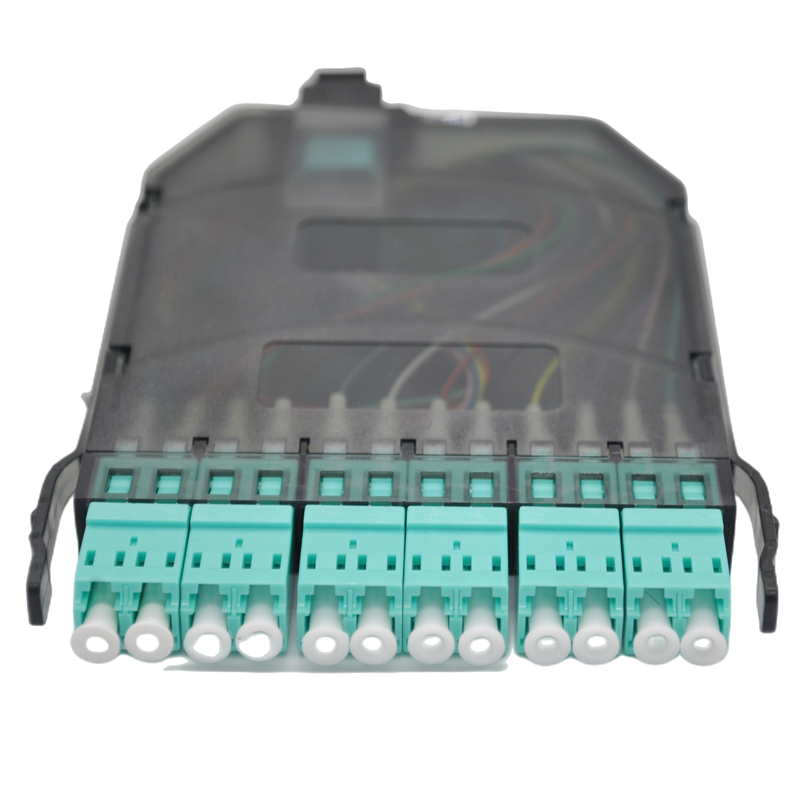 Supply 0.35 dB LC Fiber Optic MPO Cassette Module for OM3/OM4 Patch Cord