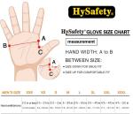 Hysafety Black Needle Resistant Gloves ASTM F2878-10 Leather Search Gloves