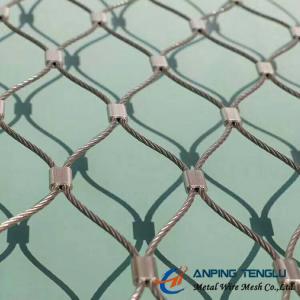 Stainless Steel X-Type Ferruled Mesh With SS316 for Architectural or Fencing