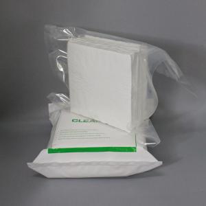 Quality High Absorbent 4x4 Cleanroom Microfiber Wipes Laser Cut Class 100 Wipes wholesale
