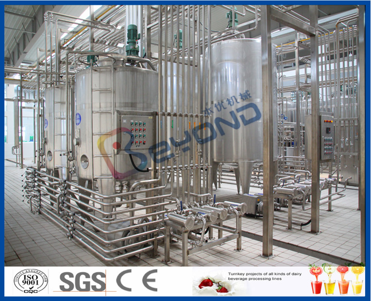Fresh Milk / Pouch Milk / Dairy Milk Processing Plant , 1000 - 6000LPH Milk Powder Plant