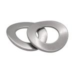 GB955 Stainless Steel Wave Spring Washer 200HV SUS304 Small Waveform Flat Washer
