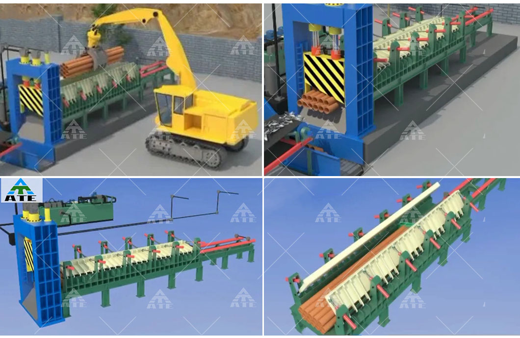 400T/500/630T/800T Gantry Shear Hydraulic Steel Scrap Metal Shear For Cutting