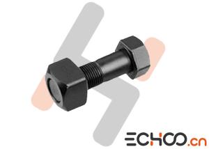 Quality EX40 / EX45 / R60 Mini Excavator Wear Parts , Small Nuts And Bolts Black wholesale