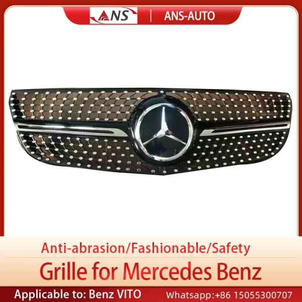 Cheap Black Mercedes Vito Front Grill , Friction Resistant Front Grill Replacement for sale