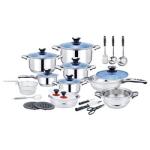 Different Piece Non Stick Cookware Set Wholesale 25pcs 30pcs Stainless Steel Pot