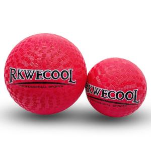 Quality Harmless Lightweight Red Rubber Ball Dodgeball Nonslip Bouncy Bulk wholesale