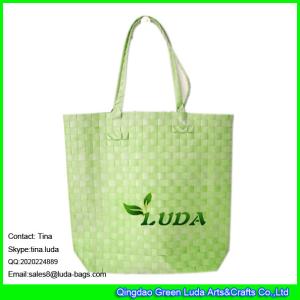 Quality LUDA blue pp strap cheap straw handbags waterproof wholesale handbags wholesale