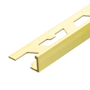 Quality Furniture Use 2.7m Brass Decorative Strips L Shaped Tile Trim wholesale