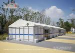 10m X 20m Sport Event Tents With Roof Lining Curtain Tempered Glass Walls