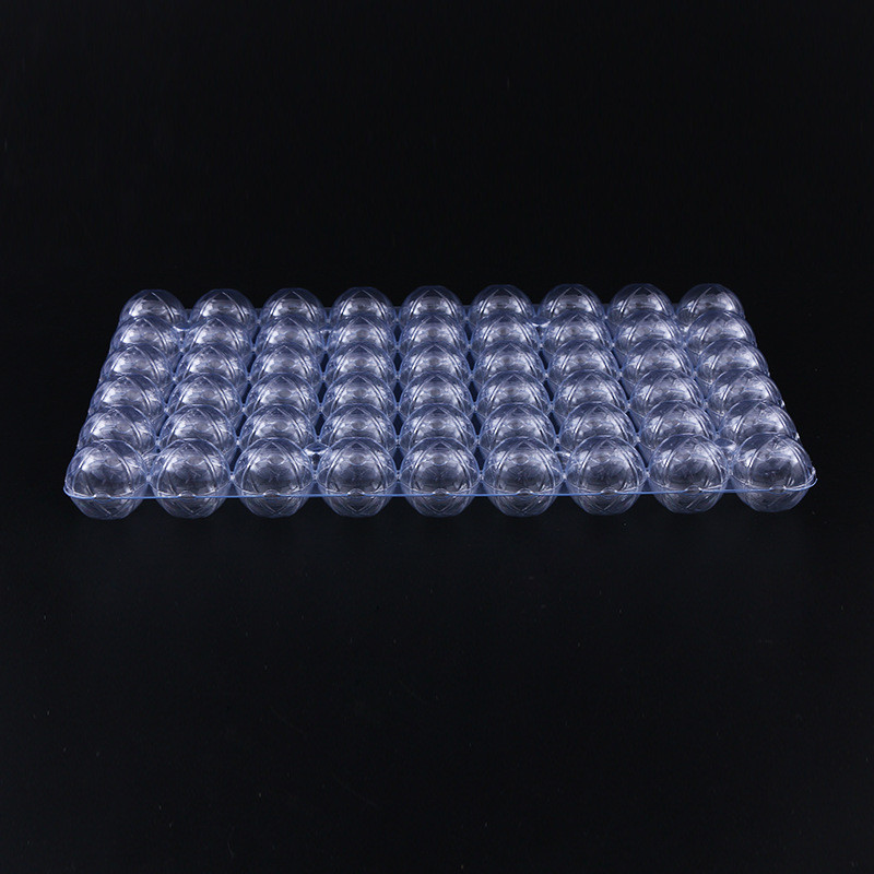Custom Blister Transparent 54 Cavity Pet Berry Fruit Clamshell Box Disposable Yangmei Fruit Clear Plastic Container Packing Box