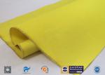 530g Yellow Silicone Coated Fiberglass Fabric With High Temperature Resistance