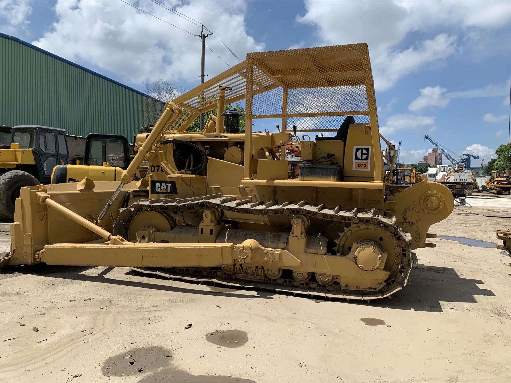 Used CAT D7G Crawler Bulldozer With Winch For Sale/Used CAT Bulldozer In Good Condition