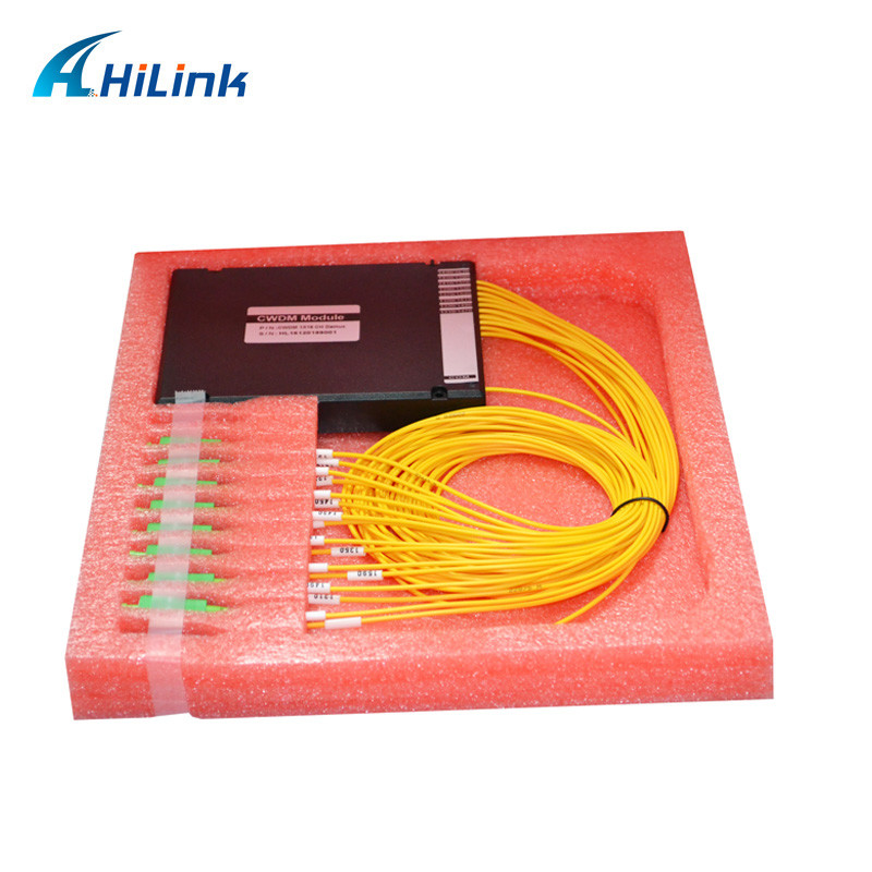 Fiber Optical CWDM Mutiplexer Module ABS Box 1X16CH 1611nm