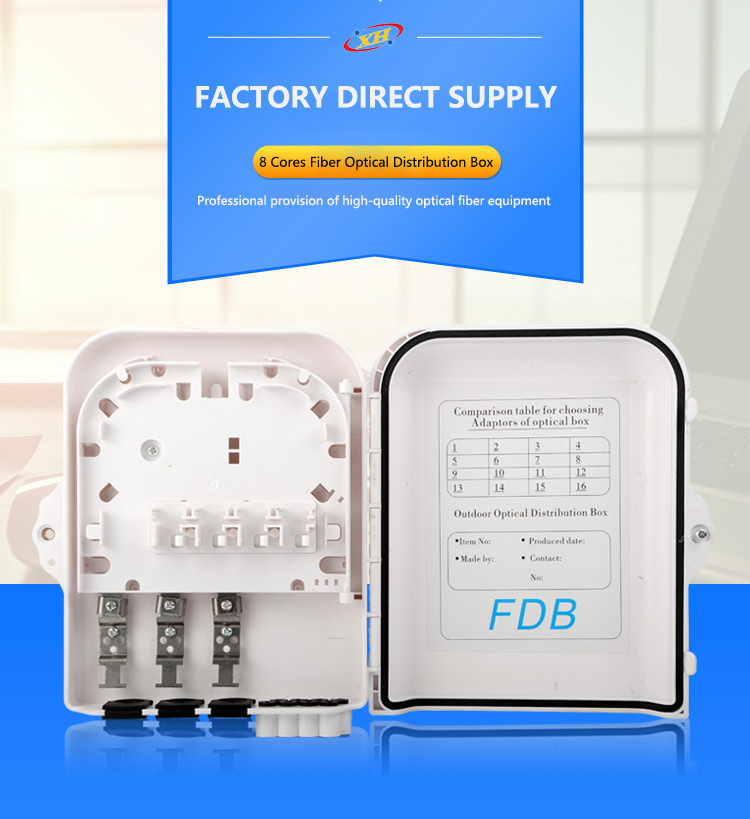 ABS 4Core 8Core 12Core 24Core 48Core Fiber Optic Splitter Terminal Box 12 Month