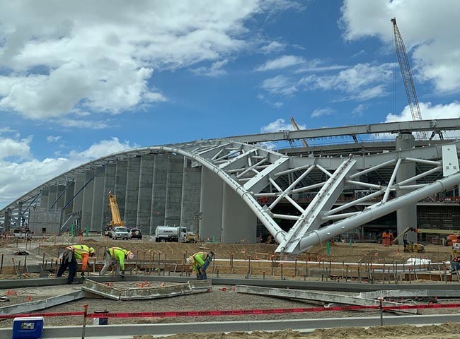 0.4 Mm Carbon Fiber Reinforced Steel Improves Structural Strength Integrity In Concrete