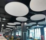 Colorful Circle Acoustic Ceiling Board 8mm 24mm Pet Soundproof
