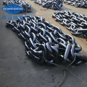 Quality Factory Supply Black Painted Stud Link Anchor Chain wholesale