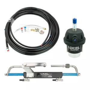 Quality 214mm Stroke Rotary Steering Kit swing Cylinder Helm 350HP wholesale