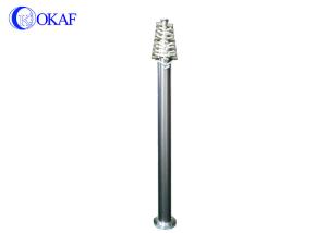 Quality Pneumatic Telescopic Mast Pole Self - Locking 8 Section 15M Height On Trailer wholesale