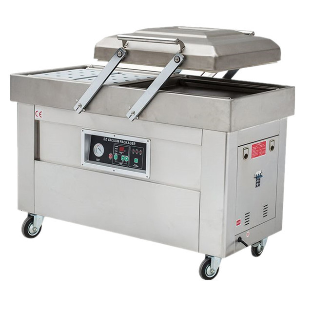 Double Chamber Vacuum Nitrogen Sealer For Food Fish DZ-500/2SB