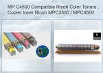 Black Print Toner Cartridge MP C4500 884930 For Ricoh Aficio C4540 / LD445c