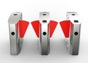 Quality RFID/IC card reader Flap turnstile gate for subway station wholesale