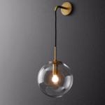 E27 Modern Design Decorative Glass Wall Sconce Light