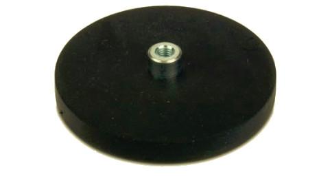 Kellin Neodymium Pot Magnet Rubber Coated Pot Magnet with Internal Thread 31mm