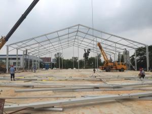 Quality 1000 people luxury big clear span structure A frame tent for music concert wholesale