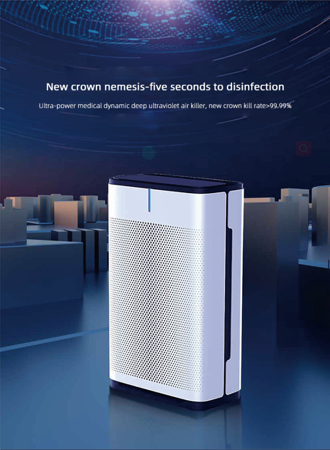Smart True 5 In1 HEPA Large Room Air Cleaner Air Purifier For Allergies And Asthma