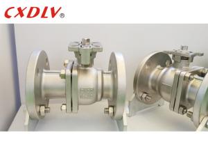 Quality PN40 CF8 WCB Water Ball Valve PTFE Seat Investments Casting wholesale