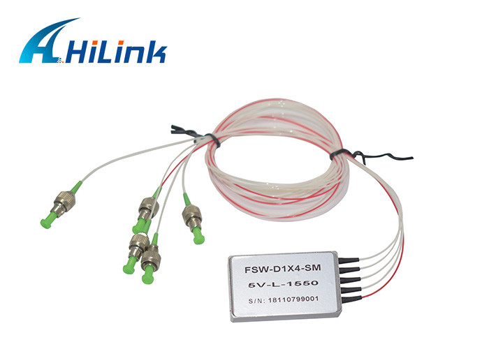 Full Function 2X2F Optomechanical Switch High Stability CE ROHS Certification