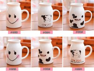 Quality lovely breakfast mug/milk enamel mug wholesale